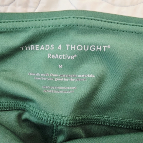 Threads 4 Thought Reactive Green Women's Pants Leggings Size Medium NWT - Picture 2 of 7